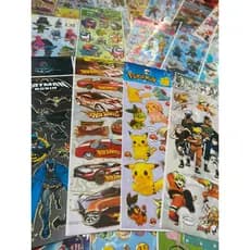 Kit 120 Adesivos Cartelas Stickers Infantil