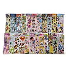 Kit 30 Cartelas De Adesivos Infantis Unissex- Stickers