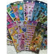 Kit 1000 Adesivo Infantil Sticker Vários Personagens Atacado