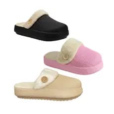 Sandália Pantufa Inverno Chinelo Frio Confortável Pelucia