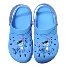 Babuche Menina Disney Urban Stitch Azul Grendene Kids