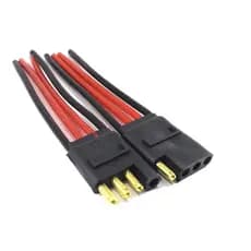 Chicote Som 4 Vias De 4mm / Plug Para Caixa