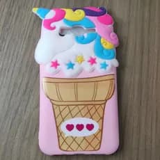 Capa de celular Samsung j7 infantil unicórnio desenho sorvete