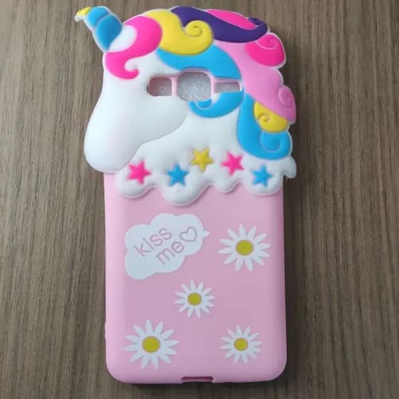 capa de celular infantil Samsung Gran prime g530 unicórnio sorvete coração Gran prime g530tv Capa Para Samsung Galaxy J2 PRIME (G530/G5321/G532)