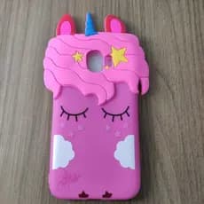 Capa Capinha de celular infantil Samsung J2 pro 2018 unicórnio desenho/J2pro