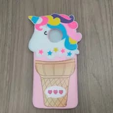 Capa de celular moto ** G6 PLUS ** desenho cores / G6plus/Plus- Motorola  infantil unicórnio