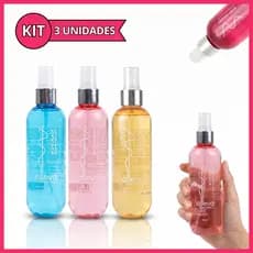 Kit 3 Body Splash Feminino Fragrância Floral Adocicado Refrescante Perfume Corporal Alleva 200ml