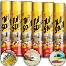 Kit 6 Tuff Stuff Limpa Tudo - Espuma de Limpeza Para Uso Geral Casa Carro Roupa Sofá Estofado - STP