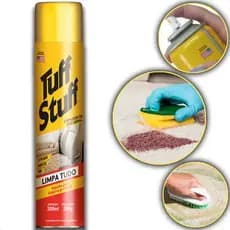 Tuff Stuff Limpa Tudo - Espuma de Limpeza Para Uso Geral Casa Carro Roupa Sofá Estofado - STP