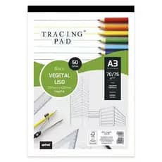 Bloco vegetal liso A3 70/75g Tracing Pad 81524 Spiral BL 50 FL
