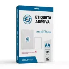 Etiqueta ink-jet/laser A4 288,5x200,0 367 Spiral PT 100 UN CX 1 UN
