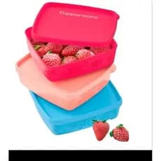 Mini jeitosinho neve Tupperware 250ml. Rosa claro.