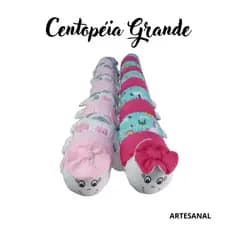 Kit 2 Centopéias Grandes De Pano  - 1,20 Mts - Cores Variadas