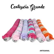CENTOPEIA DE PANO GRANDE 1,20mt (SORTIDAS) 100% ALGODAO
