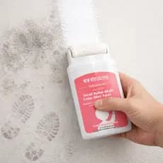 Mini Tinta para Retoque de Parede 100g Branca com Rolo Aplicador Reparo Fácil Sem Odor