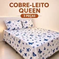 kit Colcha Cobre Leito Piquet Queen com fronha 3 Peças