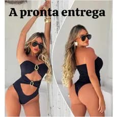 maio feminino - body tomara que caia com argola orgânica  super luxu