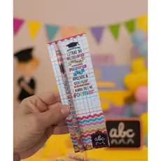 Lápis Personalizado Formatura ABC - Lembrancinha Escolar Personalizada - Lápis personalizado