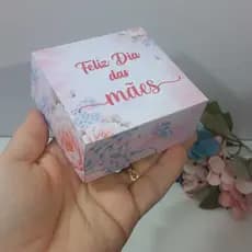 ENVIO RÁPIDO - Lembrancinha dia das mães - Caixinha para Sabonete Dia das Mães - Pegue e Monte
