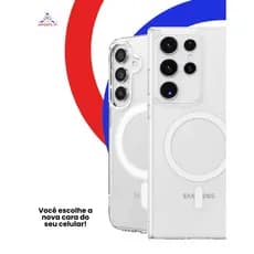Capa Capinha Magnética Para Galaxy S23 / S23 Plus / S23 Ultra S24 /S24 PLUS /S24 Ultra S25 Todos