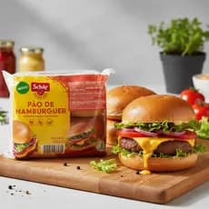 Pão de Hambúrguer Schär 130g Sem Glúten, Sem Lactose e Sem Conservantes