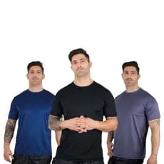 Promoção Camiseta Dry Fit Masculina Lisa - Casual Treino Academia Esportes Exercícios Corrida