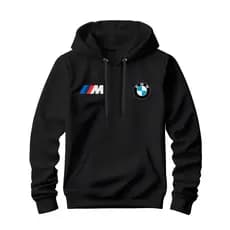 Moletom Blusa de Frio Premium Flanelado Canguru Capuz BMW Carro Luxo Importado Streetwear