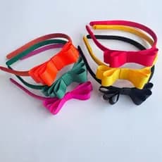 Kit 6 Tiaras Feminino Com Laço Para Cabelos Adulto e Infantil Estilosas e Delicadas