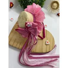Tiara Festa Junina Infantil Com Chapéu E Fitas Coloridas Acessório De Quadrilha Para Meninas Elegante e Sofisticado