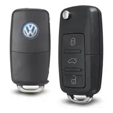 Chave Canivete Volkswagen Gol Voyage Saveiro G5 3 Botões Vw