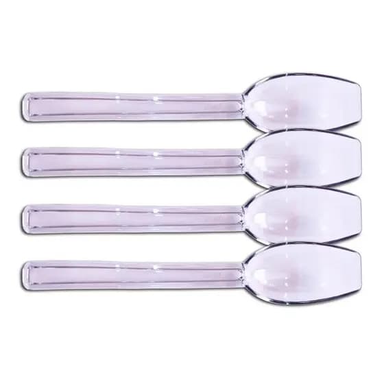 Conj 4 Colher P/ INGREDIENTES BUFFET SORVETERIA AÇAI Transparente 21 cm SB