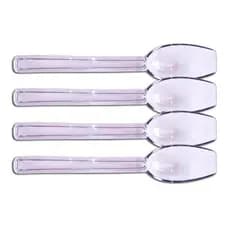 Conj 4 Colher P/ INGREDIENTES BUFFET SORVETERIA AÇAI Transparente 21 cm SB