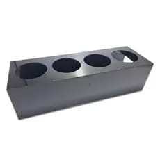 Suporte Para 4 Bisnagas Fifo 946 Ml Acrílico Preto