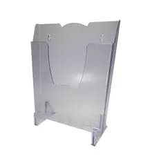 Display Porta Folhetos A4 300 Folhas Mesa E Parede Cristal