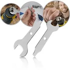 Chave pra Mini Mandril Aperto Rápido de Micro Retífica 9,5mm Pinça Ponteira Motor Universal