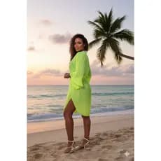 SAIDA DE PRAIA PLUS SIZE FEMININA LONGA VESTE ATE 58 ENVIO IMEDIATO