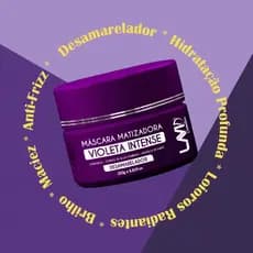 mascara matizadora loiro desamarelador loira violeta itense lavid 250g