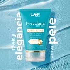 Clareador Virilhas e Axilas Porcelana Dérmica Lavid Cosméticos 100g