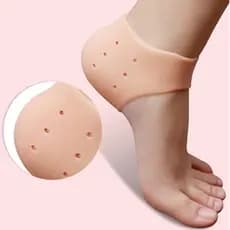 Kit 1 3 ou 5 Pares Protetor de Calcanhar Silicone Protetora Ortopédica Unissex Calcanheira