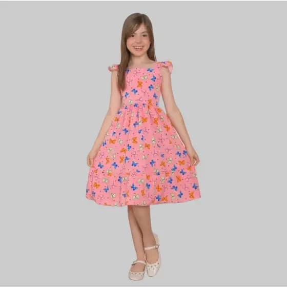 Vestido princesa Borboleta infantil e juvenil para crianças e adolescentes