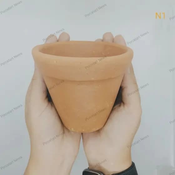 Vaso De Barro  N°1 Jardim Decoração Flores