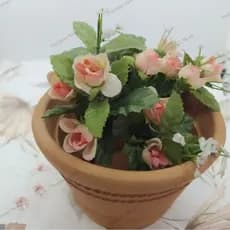 Vaso de Barro Violeta N°3 Jardim Decoração Flores