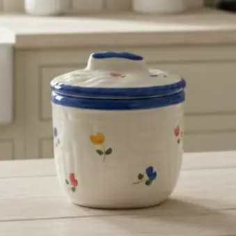 Pote Mantimento/Caixa Trançada De Cerâmica Decoração Cozinha Alimentos Promoção mais vendida
