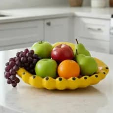 Fruteira de Mesa Cacho de Banana Em Cerâmica Decoração Cozinha Promoção mais vendido