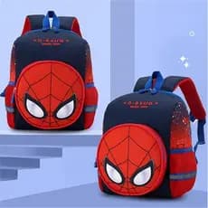 Spiderman Mochilas Dos Desenhos Animados Estudante Saco De Escola 3d Estéreo Jardim De Infância Super Heróis Mochila Via