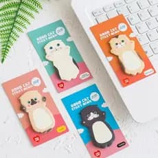 Gato Dos Desenhos Animados Pegajoso Memorando Post Pad Marcador It Nota Planejador Adesivos Bonito Papelaria Acessórios