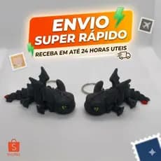 Chaveiro Dragão Fúria Da Noite Banguela Articulado Como treinar seu dragão geek