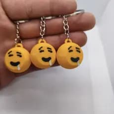 kit 3 chaveiros emojis