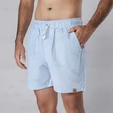 Short Linho Masculino, Bermuda Modelo Mauricinho