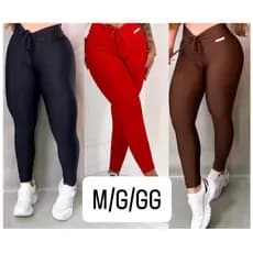 Calça Legging com Cordinha e leve empina bumbum moda gringa academia tiktok
